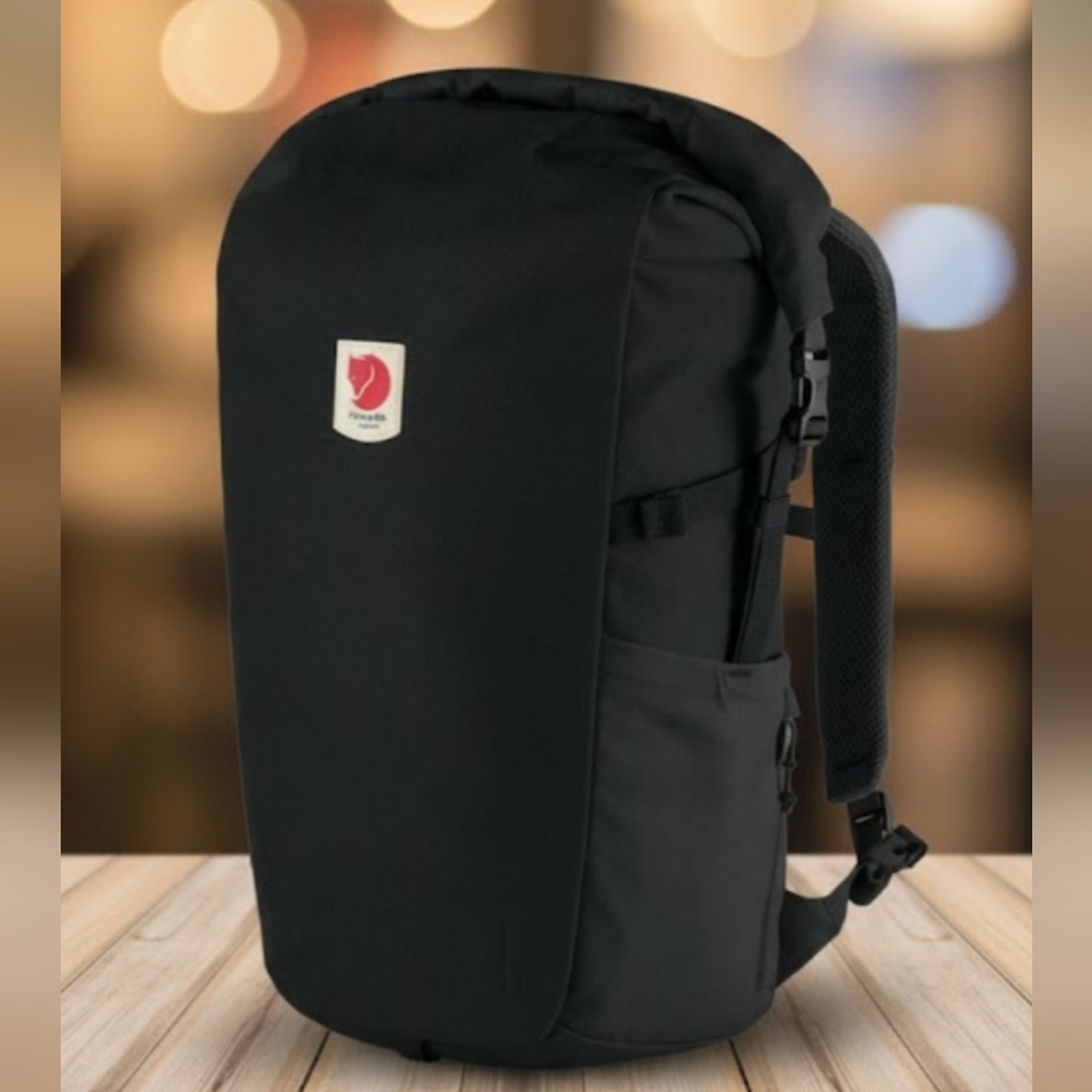 NEW! Fjallraven Ulvo Rolltop 30 Large Black NWT 12.12